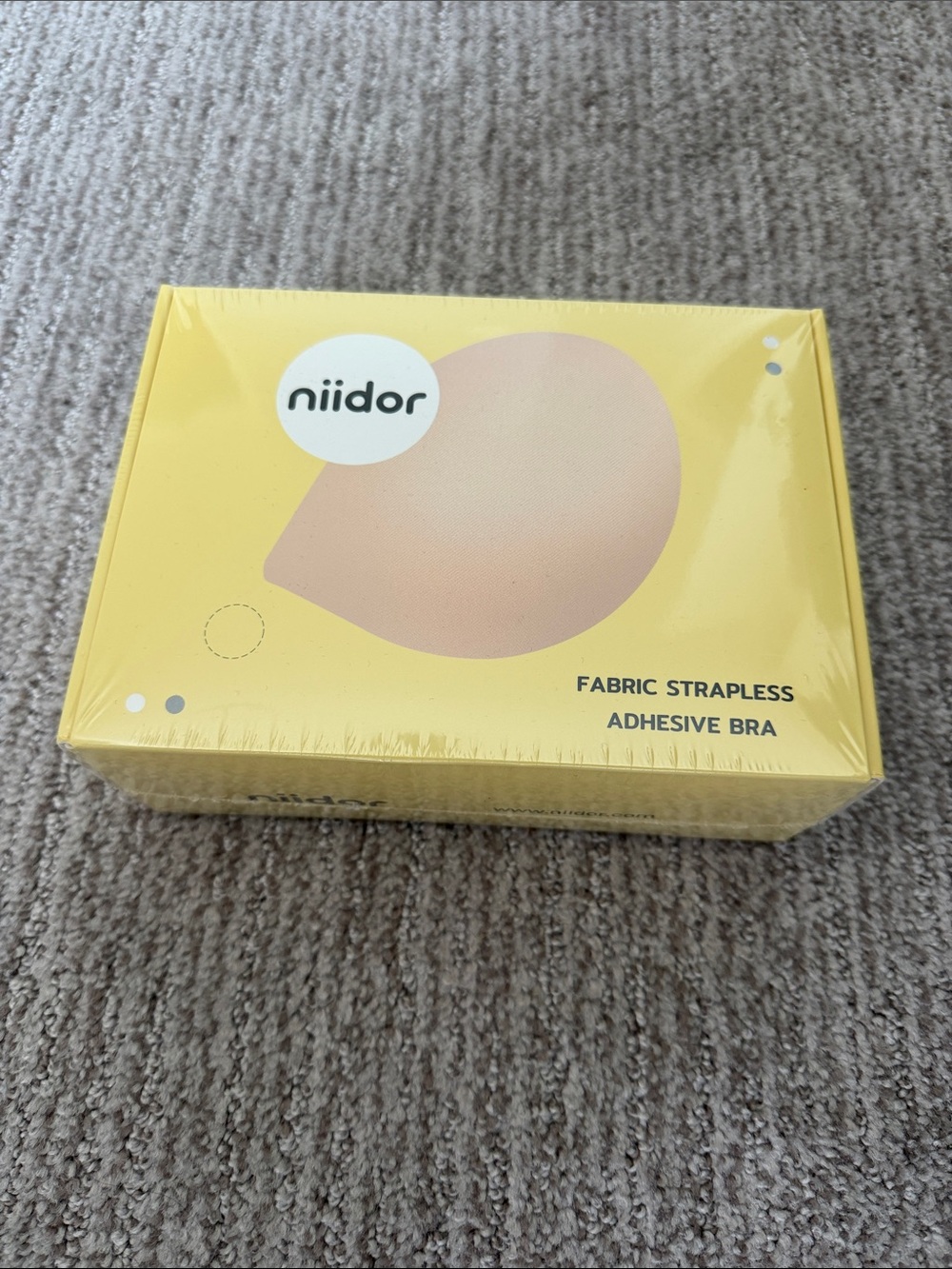 Niidor invisible Strapless Adhesive Bra Black - NWT